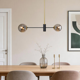 Design pendant light Danley, 2-light
