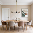 2-light designer pendant light Danley with glass globes