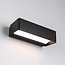 Black outdoor wall lamp Midas