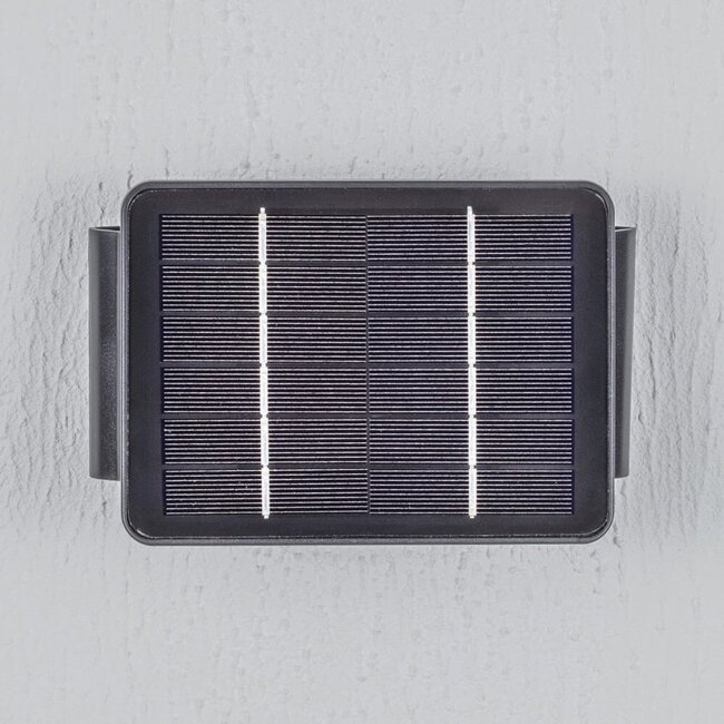 6-light Solar wall light for outdoor use - Selena