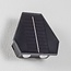 3-light solar outdoor wall light Charissa
