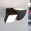 Adjustable outdoor wall light Xanthe - anthracite with integrated LED
