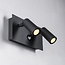 Outdoor wall lights with adjustable spotlights Filia - anthracite
