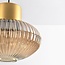 pendant light Imara with amber glass