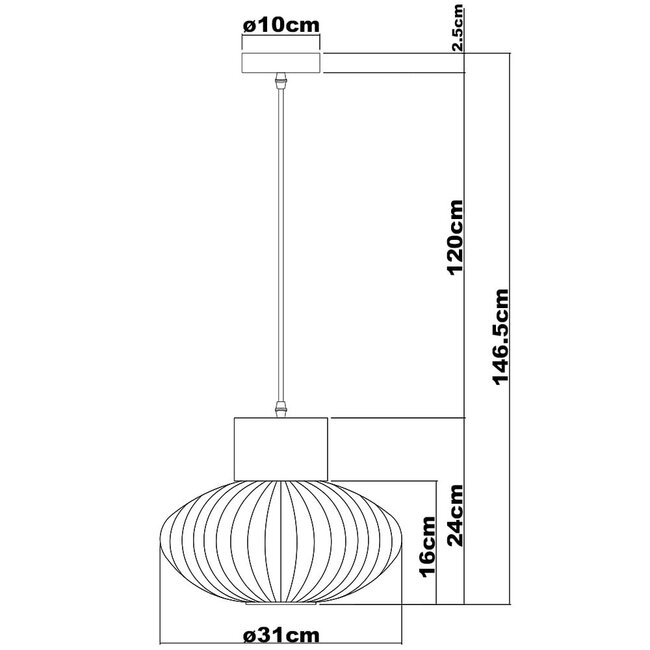 1-light pendant lamp Imara