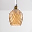 pendant light Lana with amber glass - variant 1