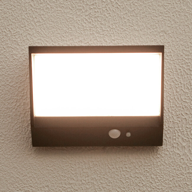 Solar wall lights for outdoor use with sensor Gioia