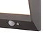 Solar outdoor wall light with sensor Gioia