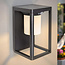 Solar wall light for outdoor use with sensor Bianca