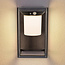 Solar wall light for outdoor use with sensor Bianca
