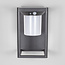 Solar wall light for outdoor use with sensor Bianca