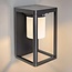 Solar wall light for outdoor use with sensor Bianca