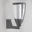 Solar outdoor wall light Daron with sensor - anthracite