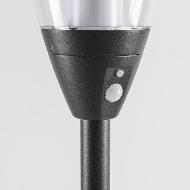 Solar outdoor post light with sensor Donni