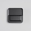 Square outdoor wall light Nico anthracite with integrated LED