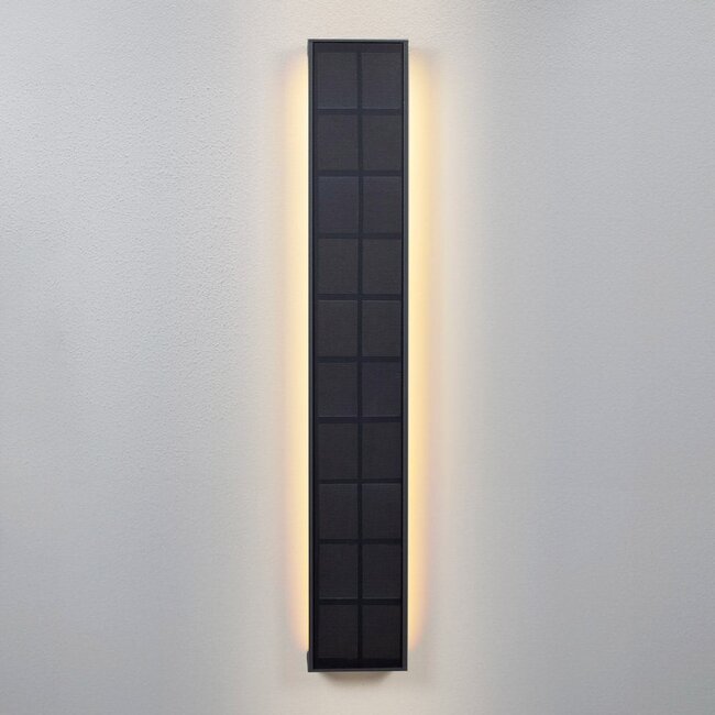 Dimmable solar wall lamp for outdoor use Dorien - anthracite