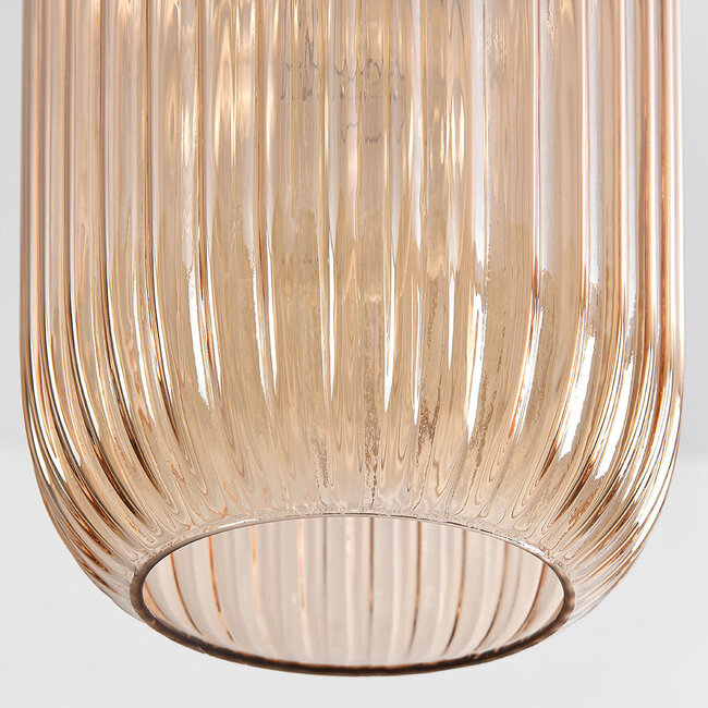 -light pendant lamp Sita - elongated glass