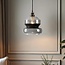 -light pendant lamp Sofie - wide glass