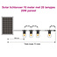 Solar string lights, 10 metres, with 20 W-shaped lights and 20W Solar panel