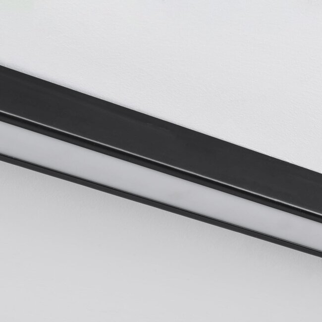 Ceiling light Xander with integrated LEDs - black