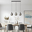 3-light pendant lamp with smoked glass - Vegas