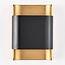Outdoor wall light Vita - black with integrated LED