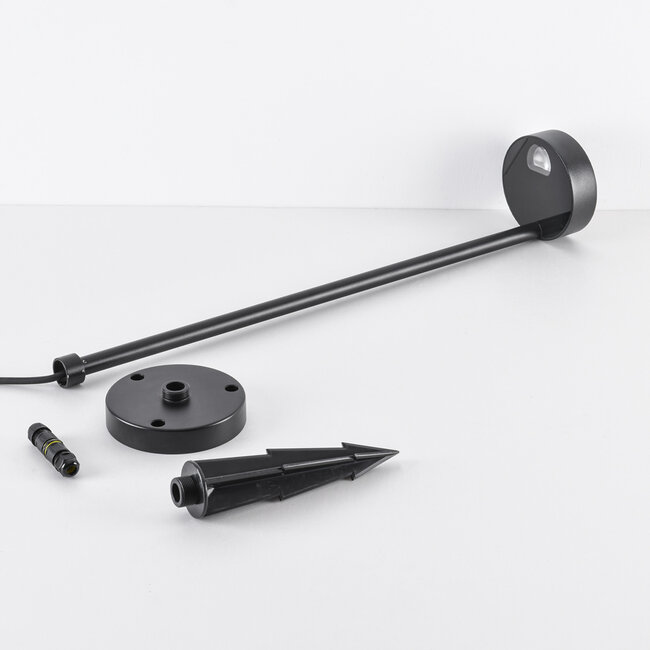 Modern standing outdoor lamp with ground spike - Tyra