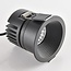 Recessed spotlight Ilva with ribbed design