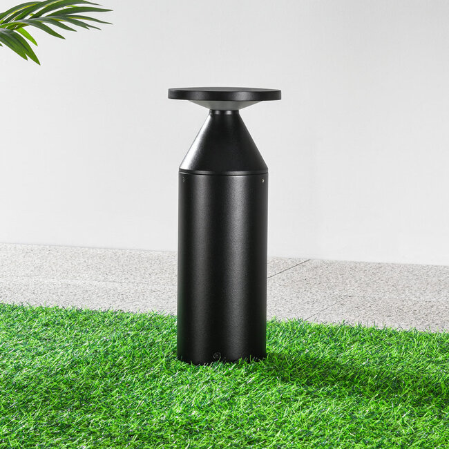 Black standing outdoor lamp - Ailo 30 cm