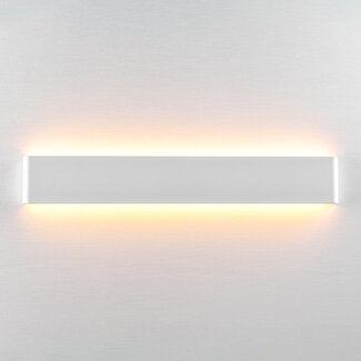 White wall lamp with integrated LEDs, 61 cm - Norell