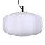 Pendant lamp with white glass - Kozma