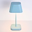 Rechargeable table lamp Mike - blue, dimmable