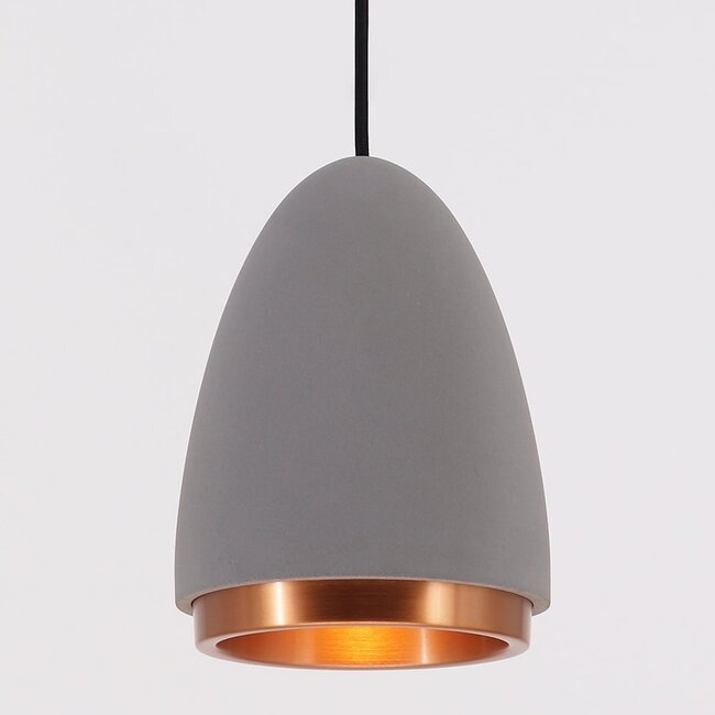 Modern pendant lamp with copper details - Feis
