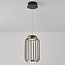 pendant light Puri with integrated LED - black and gold