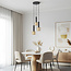Modern pendant lamp with honeycomb design, 3-light - Aur