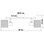 2-light ceiling light Ferro - woven rattan