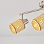 Bohemian rattan ceiling lamp, 3-light - Raua