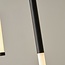 Bar pendant light Rura - black with integrated LED