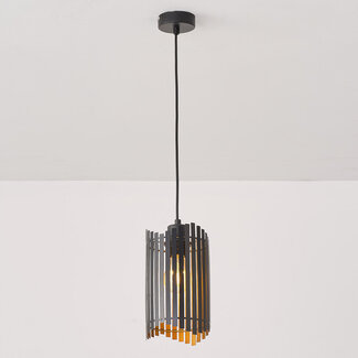 Sleek Black pendant lamp - Tablon