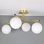 Elegant ceiling lamp, 4-light gold - Nymo