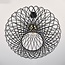 Pendant lamp Jaula in black metal