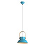 Industrial pendant lamp light blue - Modra