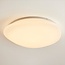 Dimmable ceiling lamp Nika with RGB function in white