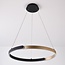 Golden round design pendant lamp Ivana - 3-step dimmable