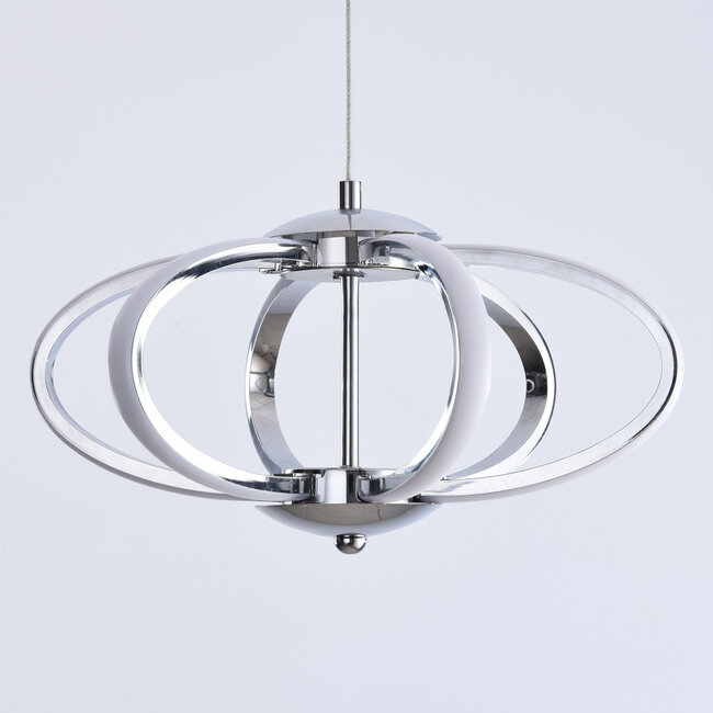 3-step dimmable pendant lamp Yinthe - chrome