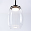 3-step dimmable pendant light Isra - clear glass
