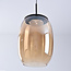 Pendant light Novi with 3-step dim and amber glass