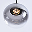 3-step dimmable pendant light Florine - smoked gradient glass