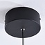 3-step dimmable pendant light Florine - smoked gradient glass