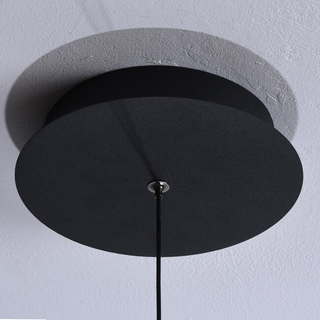 Pendant light with transparent glass sphere Aylin - 3-step dimmable